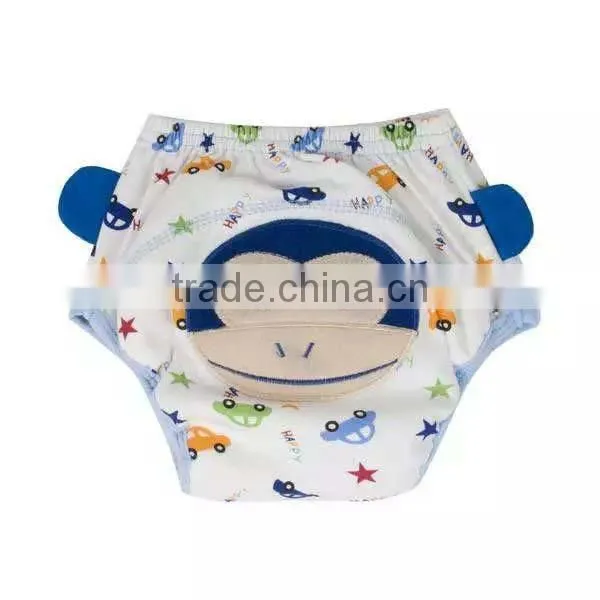 Fox Pattern Soft Cotton Washable Baby Cloth Diaper Nappy photo-3