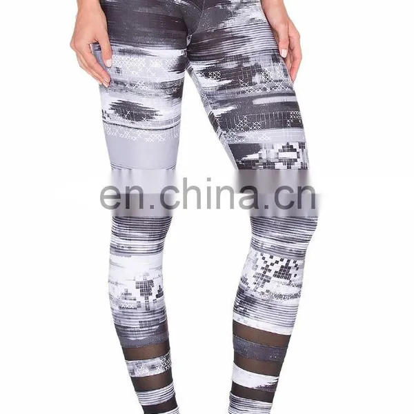 Custom Design Casual Yoga Wear Sex Compression Pants Women Printed Fitness Leggings photo-6