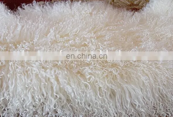 Mongolian Lamb Fur Skin Tibet Lamb Fur Pelt From China photo-4
