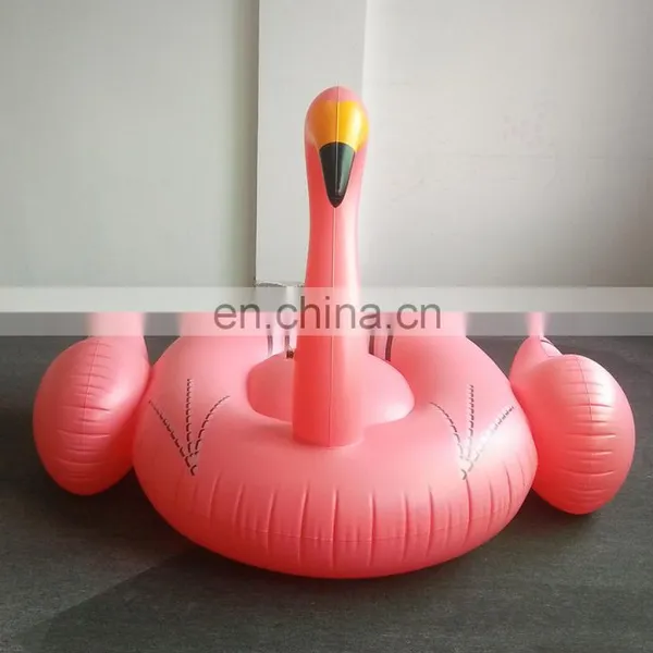 Custom 6p Eco-friendly PVC Inflatable Pool Flamingo Pool Float 190cm photo-3