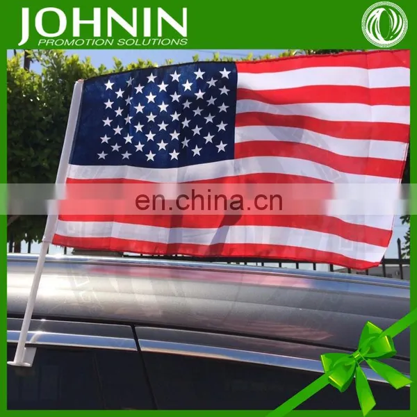 Wholesale Good Quality Cheap Price Promotional America Car Flag photo-3