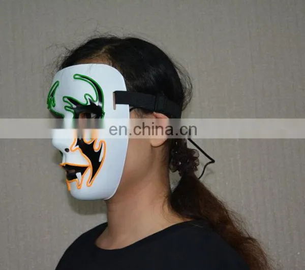 2016 Custom Unisex Led Light Up Party Mask, Led Glowing Mask photo-6