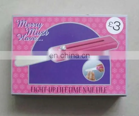 LED Light Nail File