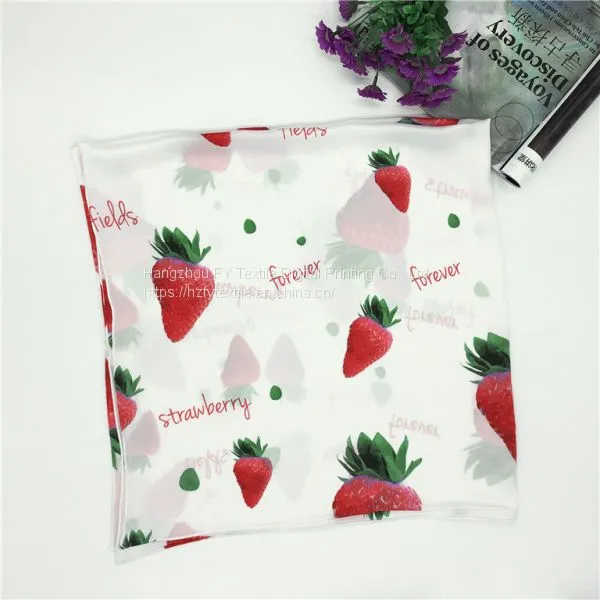 Factory Direct Custom Digital Print Silk Scarf No Minimum photo-3