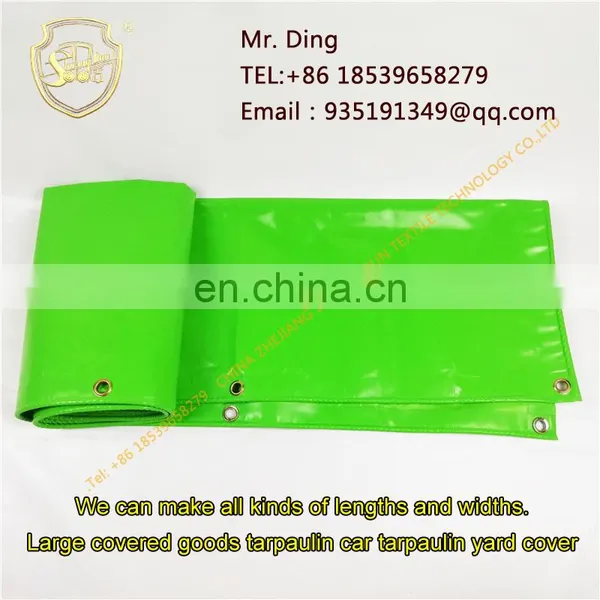 Green Tarpaulin Wear Resistant Rainproof Canvas Cover Red, Blue and White