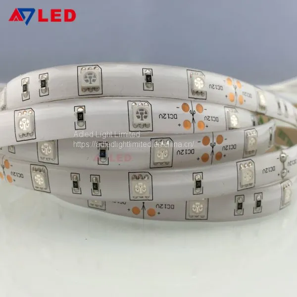 Adled Light Holiday Lighting SMD5050 30LEDs/M DC12V Waterproof Red Led Tape Led Strip With High Quantity photo-3