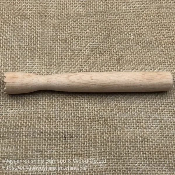 Beech Wooden Swizzle Sticks ,Drink Stirrers Muddler photo-2