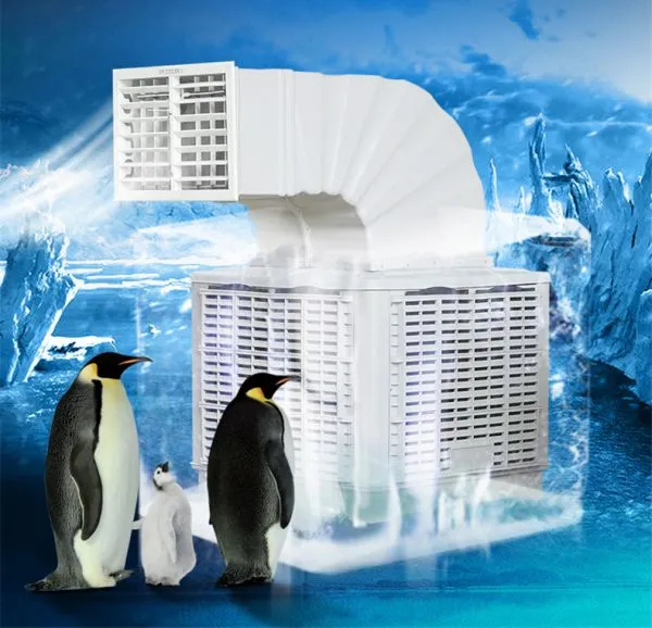 Warehouse Ventilation System Industrial Desert Air Cooler Evaporative Air Cooler photo-3