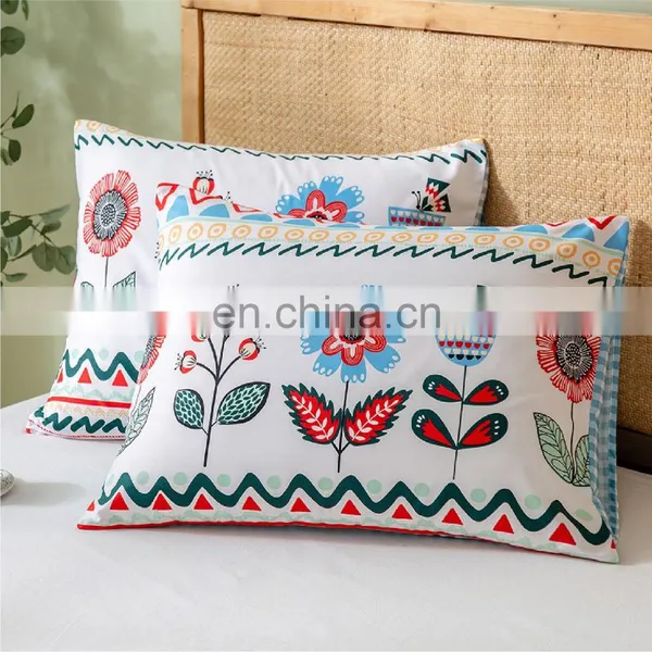 Boho Flat Sheet 3D 100% Polyester Printing Bedsheet Set Duvet Cover Set With Artwork photo-3