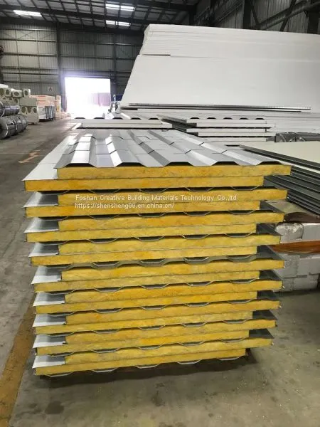 Cold Room Easy Installation Exterior Aluminium Fireproof Wall /Roof Panel EPS/Rock Sandwich Panels photo-5