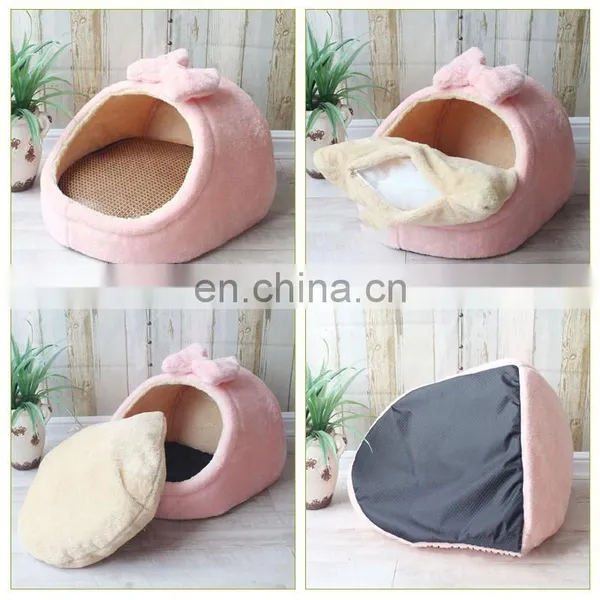Cute Pet Bed and Cat Cave With Creative Shape Warming Bed Soft Plush Pet Bed for Indoor Cats or Small Dogs photo-6