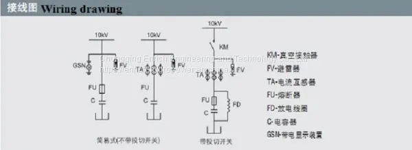 Tbbx/J Series Indoor 6-10kV 50HZ Centralization High-Voltage HV Shunt Capacitor Reactive Power Local Compensation Device Cabinet With Capacitor Over-Pressure Protection Installations PF Correction With Capacitor for Three-phase AC Motor photo-2