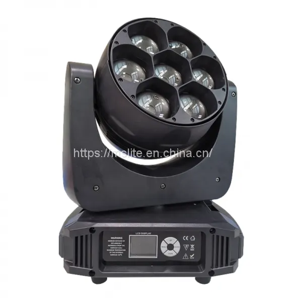 Mini Wash Led Light Zoom Pixel Control Led 7x40 Moving Head Stage Light photo-2
