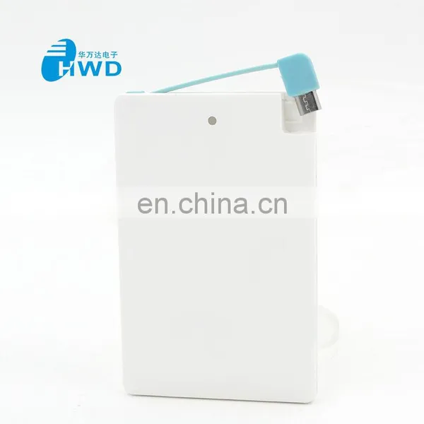 2018 Hot Portable Power Bank With Charge Cable for Android Mobile Phone photo-4
