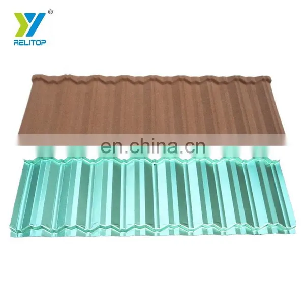 Good Quality Stone Coated Alu=zinc Roof Sheet Nosen Type for House photo-5