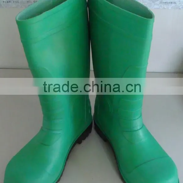 Safety PVC Rain Shoes With Steel Toe/industrial Rain Boots photo-3
