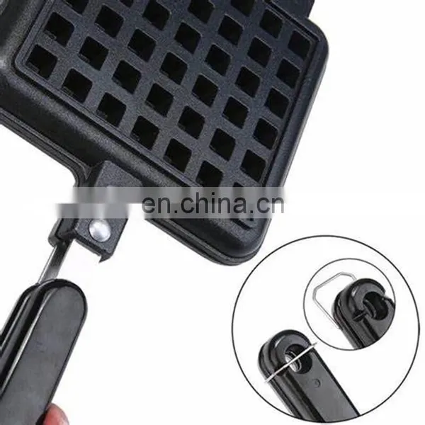 Non Stick Casting Black Square Baking Waffle Mold Pans photo-5