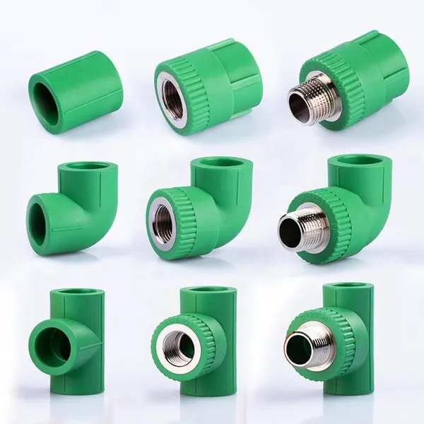 PPR Pipe Manufacture Plastic Green PPR Pipe Male Thread Elbow Fittings photo-4