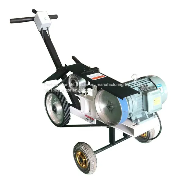 Push-type Belt Sander Vertical Double Head Belt Sander Plate Pitting Weld Sander photo-3