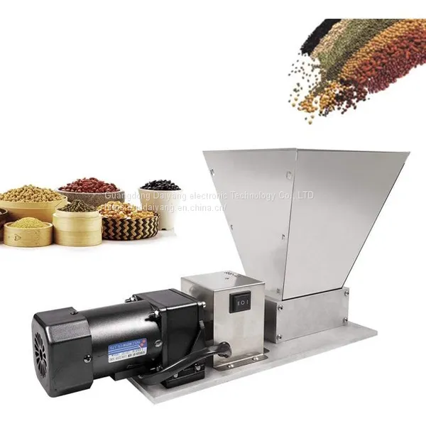 DY-168 220V Electric Double Roll Stainless Steel Corn Grinder - Household Malt Crusher - Small Machine photo-3