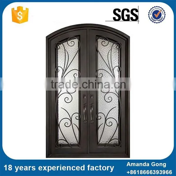 Promotional For Front Single Door Security Iron Gate Designs photo-3