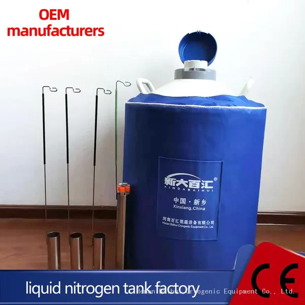 Lab Liquid Nitrogen Tanks YDS 35 Vacuum Cryostorage Liquid Nitrogen Container Dewar Wide Mouth 80/125 photo-3