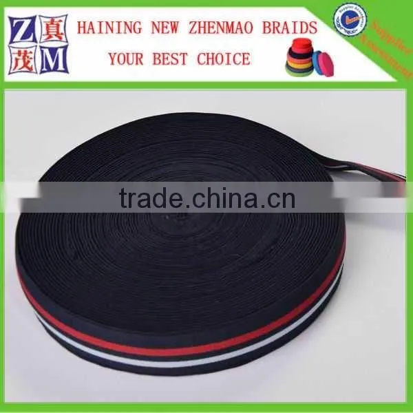 30mm Three Color Strong Striped Elastic Bands Supplier's Choice photo-3