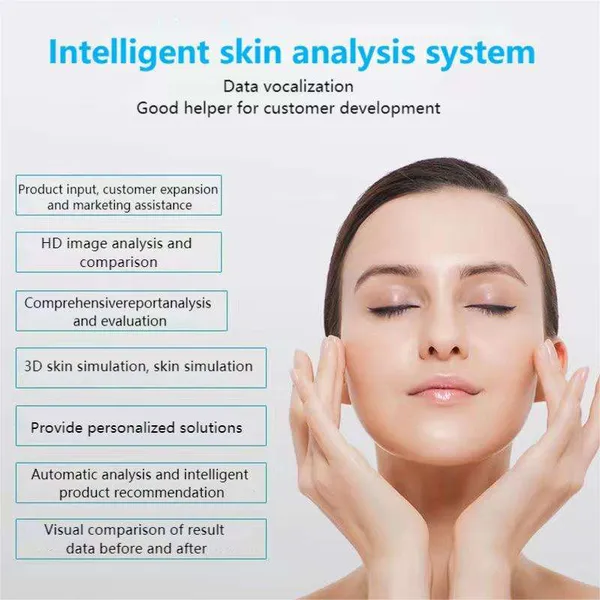 Hot Sale Professional Scan Face Digital 3d Ai Smart Mirror Scanner Facial Skin Analyzer Face Visia Analysis Machine photo-4