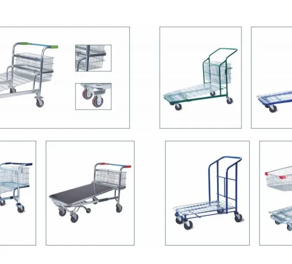 Large Roll Container Foldable Steel Warehouse Storage Rolling Pallet Cage Trolley photo-5