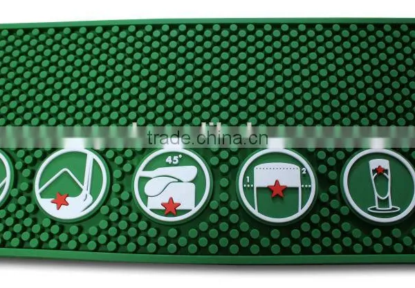 2016 New Product Non-slip PVC Bar Mat With Non-woven Fabric Bar Accessories photo-3