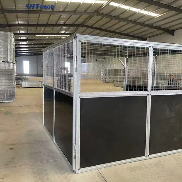Heavy-Duty Steel Horse Shelter With Removable Roof - Weatherproof Stable for Outdoor Pasture, Equine Protection & Easy Assembly photo-5