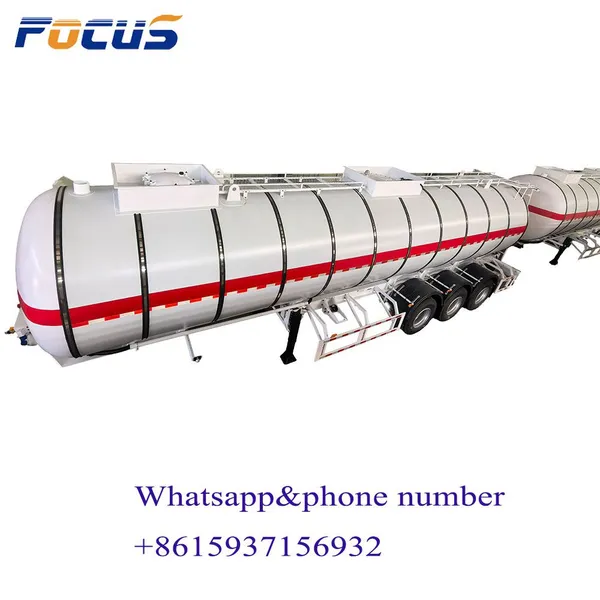 2-Axle 3-Axle 36000 Liter 38000 Liter Carbon Steel Fuel Tank Trailer Export to UAE, Saudi Arabic , Oman photo-5