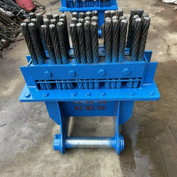 Producing custom excavator modified steel brushes, tunnel invert three-row and four-row cleaning brushes