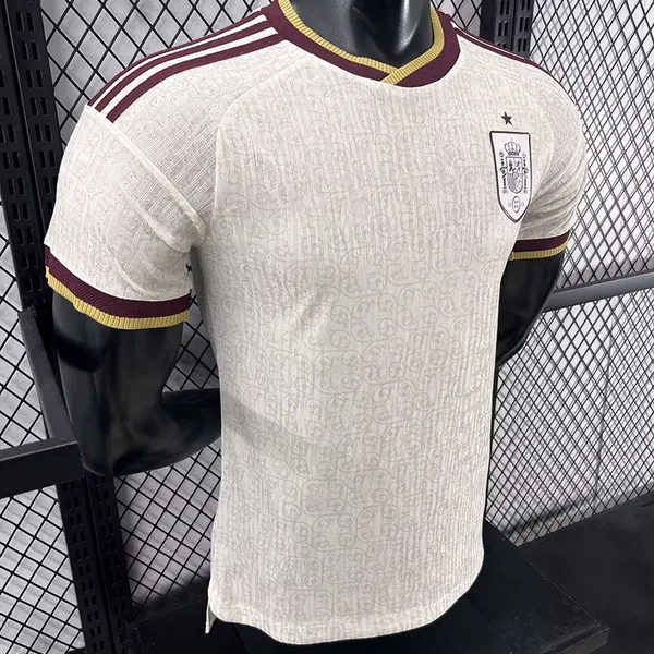2627 Spain Away Team World Cup Jersey Player Version Sports Short Sleeve Football ShirtPlayer Version Jersey photo-3