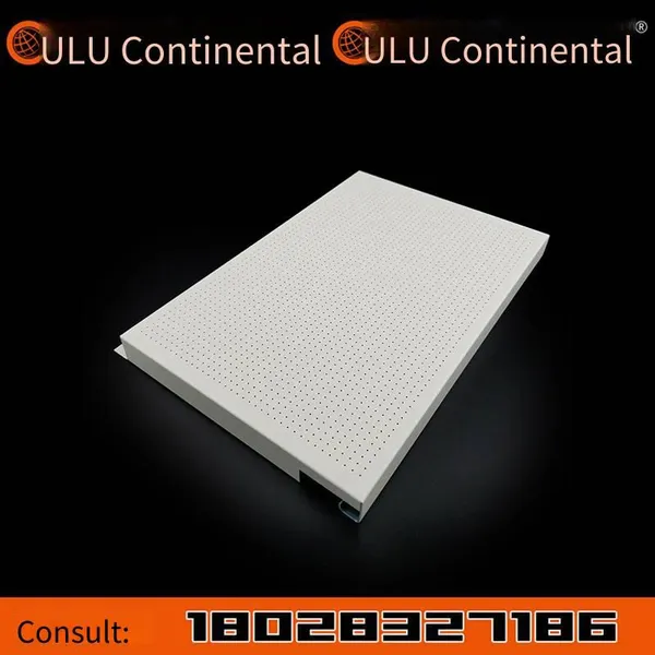Micro - Perforated Aluminum Ceiling Panels, Aluminum Alloy Ceiling Materials, 600*600 Aluminum Ceilings for Mall Ceiling, Customizable in Zhongshan, Guangdong photo-3