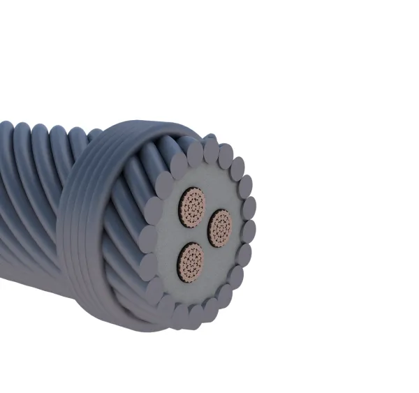 Oil Production Heating Cable For Hollow Sucker Rod