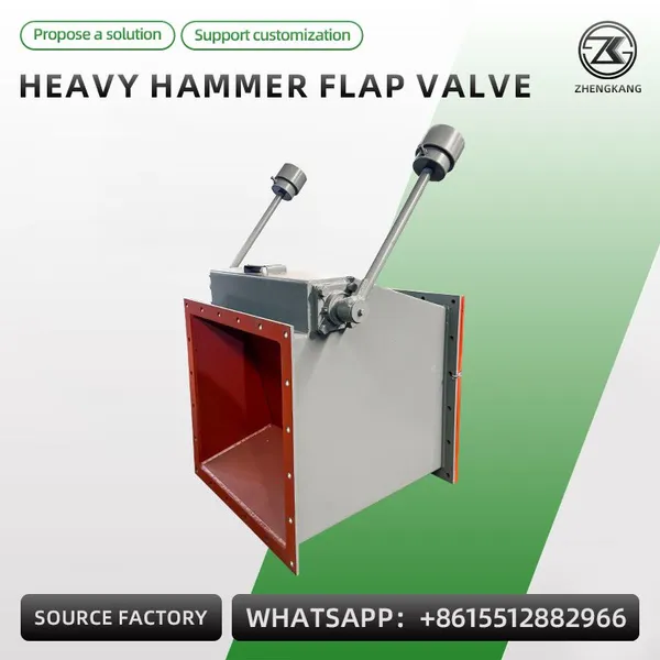 Heavy Hammer Flap Valve Dust Discharge Valve for Dust Collector photo-2