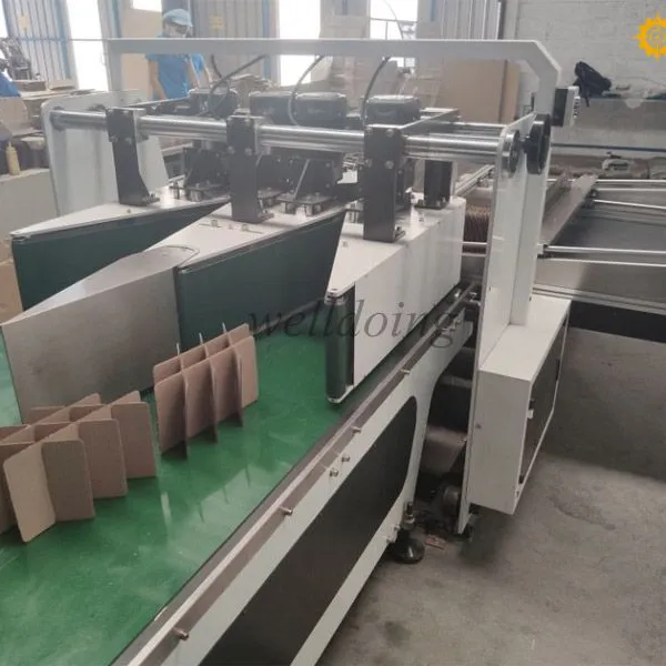 Automatic Corrugated Carton Partition Assembly Machine Glass Box Separator