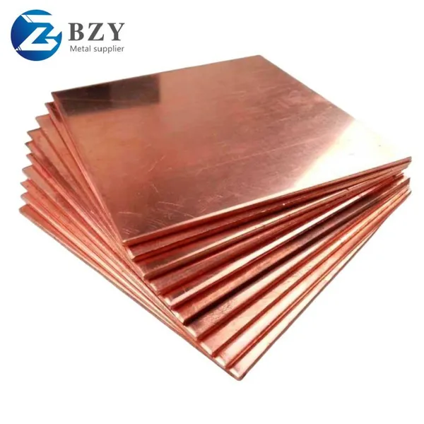 Shiny Copper Plate 0.5mm - 5mm Brushed Brass Copper Sheet photo-4
