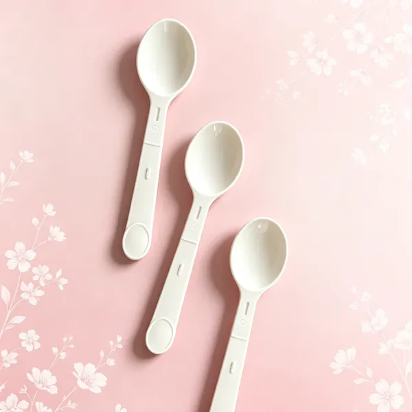 Food Grade PP Folding Ice Cream Spoon - Durable Plastic Spoon Set for Desserts photo-3