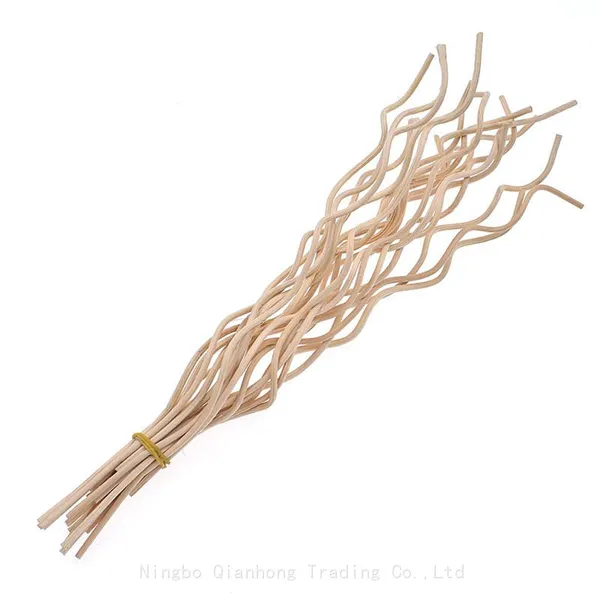 Bamboo Curly Shape Rattan Sticks for Reed Diffusers Reed Diffuser Stick Custom Decorative photo-3