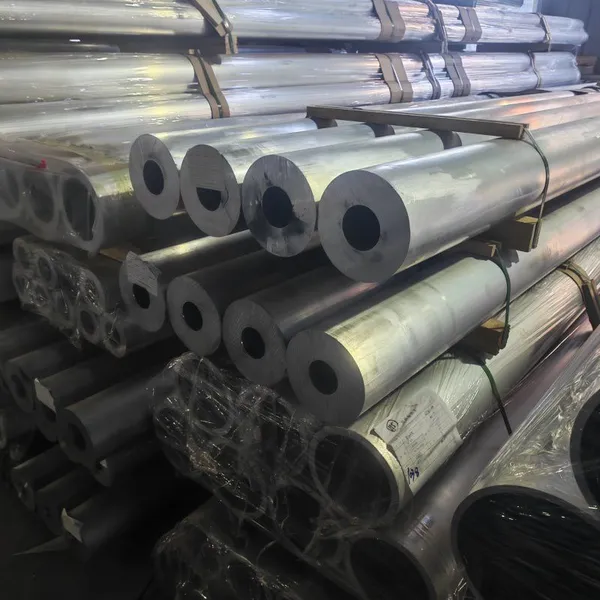6063 6061 6082 Silver Color Extruded Anodize Aluminum Pipe photo-2