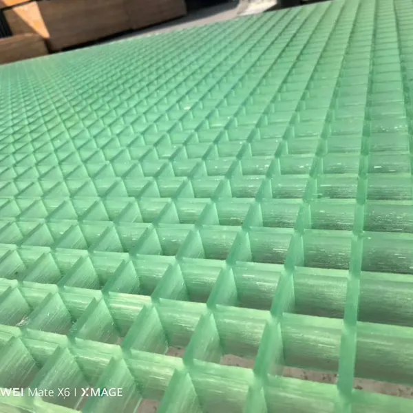 Durable Customizable FRP GRP Grating, Fiberglass Reinforced Plastic Grate photo-5