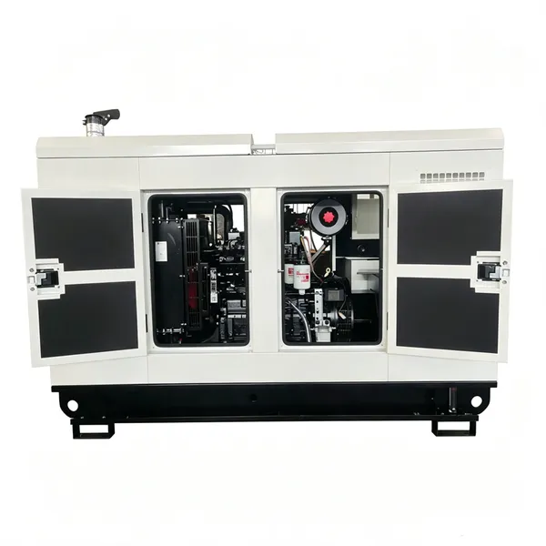 Cummins Power 4BT3.9-G2 White Color Silent 30kw Diesel Generator Set for Sale