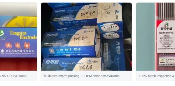WP Pure Tungsten Welding Electrode Green Tip, AC TIG Welding for Aluminum & Magnesium Alloy photo-4