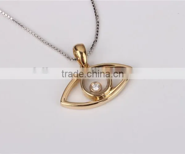 Charming Designs New Style Bezel Setting Eye Pendant Necklace for Men and Women photo-3
