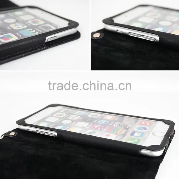 Premium PU Book Style Flip Cover Case With Card Slots for IPhone 6 photo-6