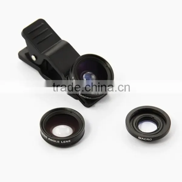 Mobile Phone Accessories One Step Clip-on Camera Lens 0.65x Wide Angle Lens 15x Macro Lens photo-5