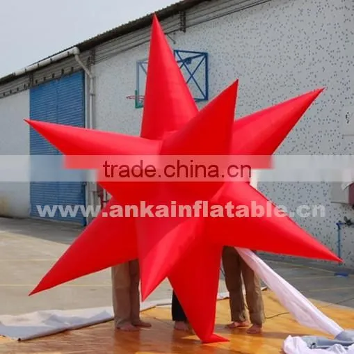 Multangular Inflatable Lighted Christmas Stars for Decoration photo-2