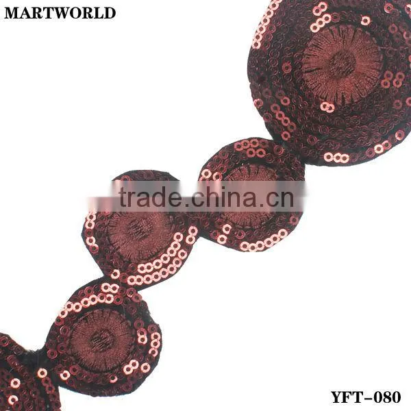 Best Selling Fashionable Spangle Garment Trims (YFT-080)